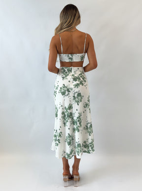 Maya - Robe midi fleurie