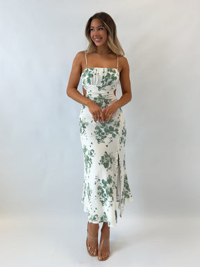 Maya - Robe midi fleurie