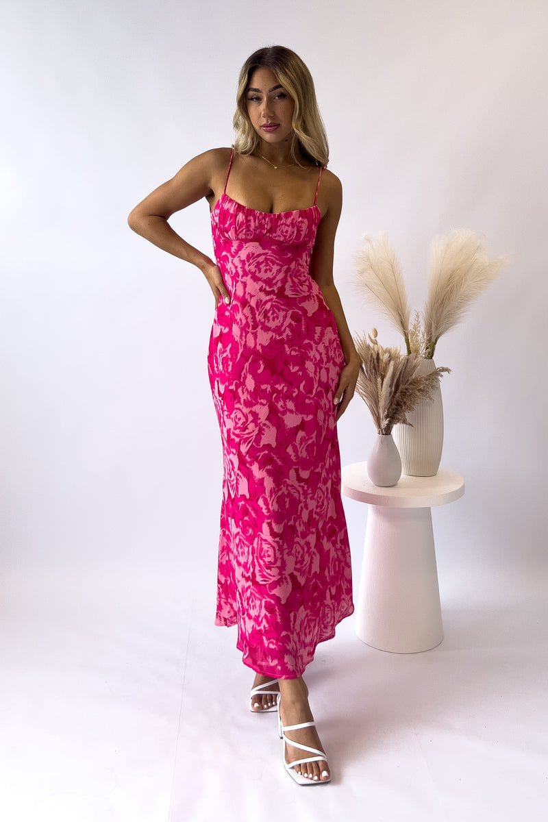Eli - Robe midi fleurie 