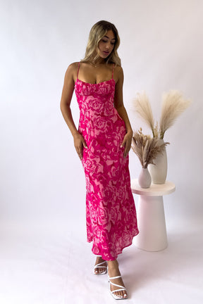 Eli - Robe midi fleurie 