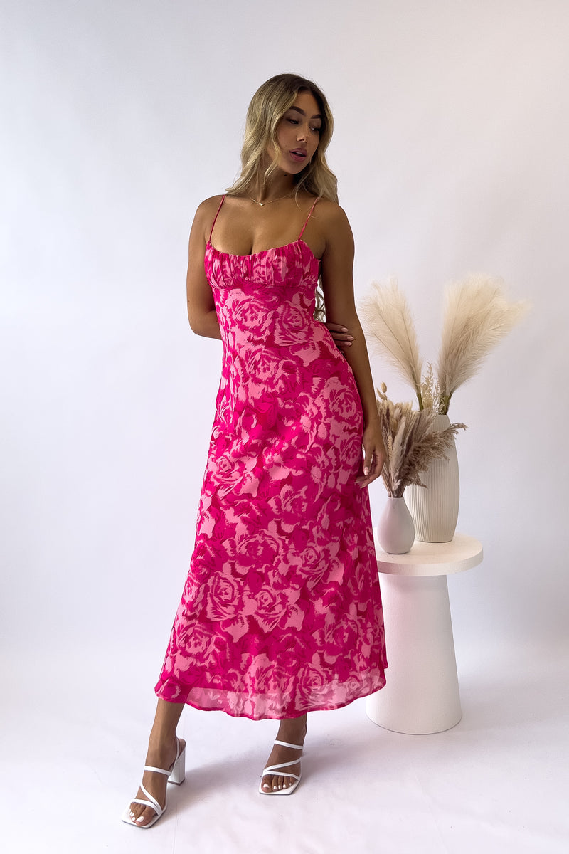 Eli - Robe midi fleurie 